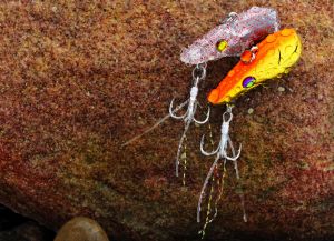 Haines Hunter MD John Haber displays a 760 prototype hull.